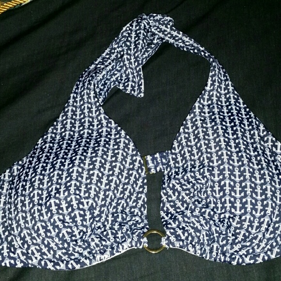 Sailor Girl Halter Swim Top