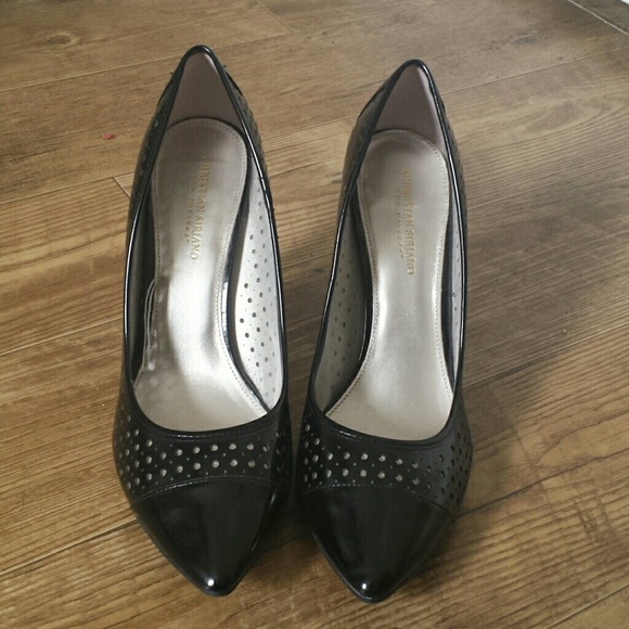 Black Christian Siriano Heels