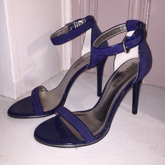 Guess Blue Suede Pumps