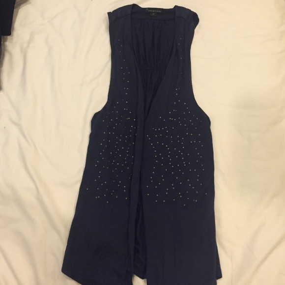 Forever 21 navy blue tank cardigan