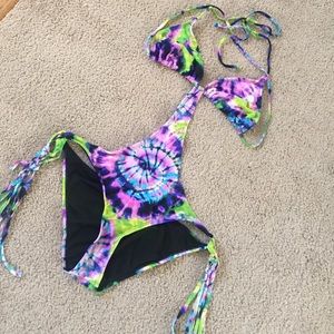 Tye Dye Monokini Swimsuit