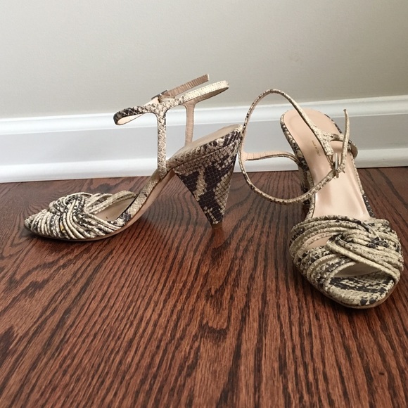 Loeffler Randall snakeskin sandals - Picture 2 of 4