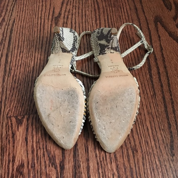 Loeffler Randall snakeskin sandals - Picture 3 of 4