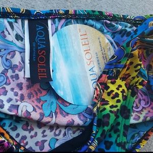 Aqua Soleil Swim - Aqua Soleil Swimsuit Bikini Animal Multi Print NWT Aqua Soleil Swim - Aqua Soleil Swimsuit Bikini Animal Multi Print NWT