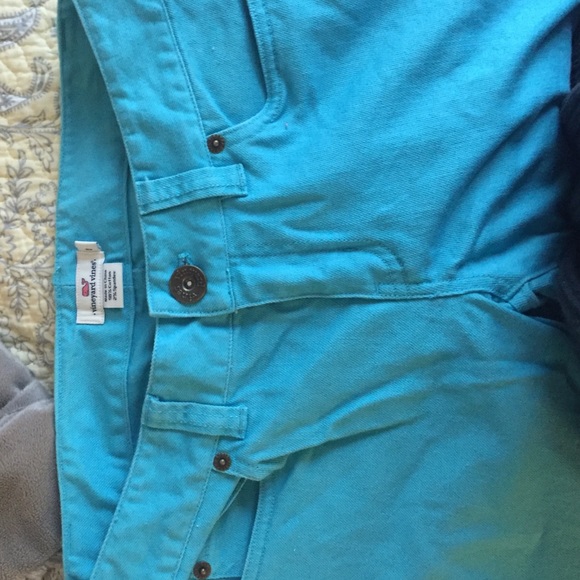 Vineyard vines blue crop pants - Picture 3 of 3