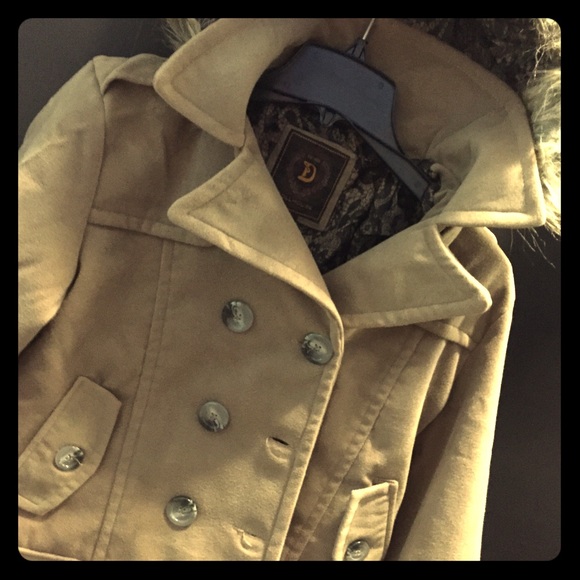 DOLLHOUSE Jacket W/ Removable Hood, L