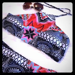 NWOT Brazilian geometric  bikini