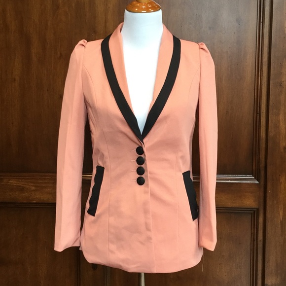 Peach/black blazer (winter closeout price dropped)