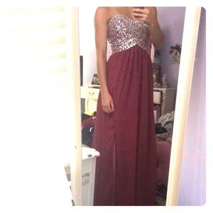 Maroon Prom Dress
