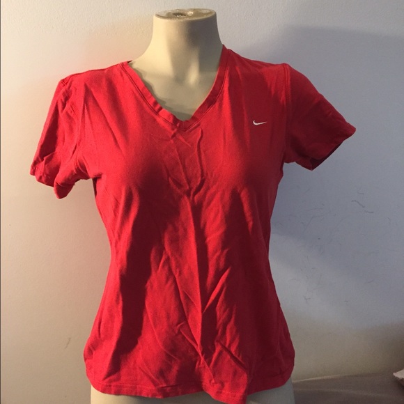 Red Nike tee