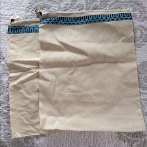 Tory Burch shoe dust bags
