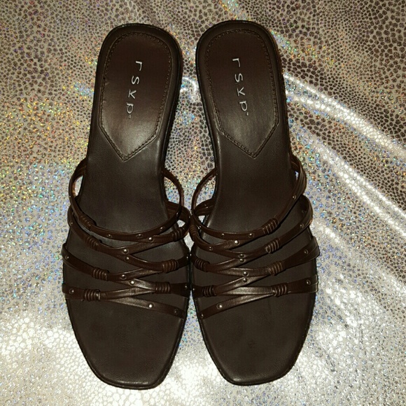 RSVP Brown Leather Sandal