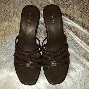 RSVP Brown Leather Sandal