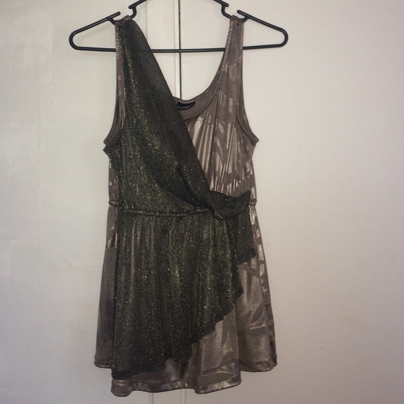 A dressy muscle shirt