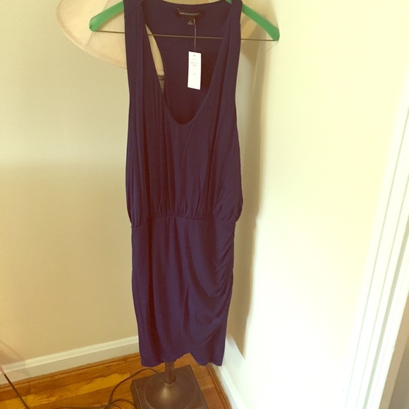 Blue banana republic rouched dress - Picture 1 of 3