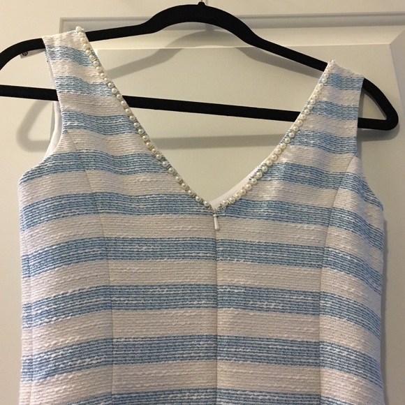 Lilly Pulitzer tweed shift dress with pearl detail - Picture 3 of 4