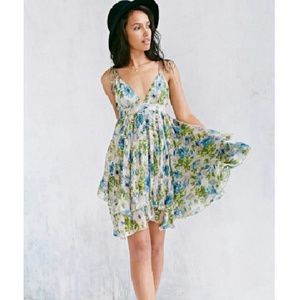 Kimchi Blue Floral Cherry Blossom Babydoll Dress