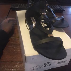 Steve Madden sandals I bought them from Macy's
