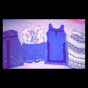 Shirts, pants, dresses.