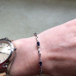Sapphire bracelet from Kay's