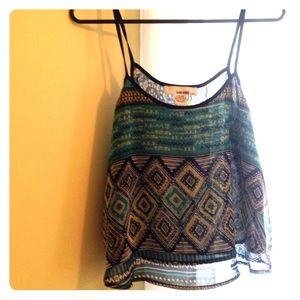 Patterned crop top