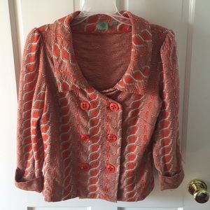 Anthropologie 3/4 sleeve "jacket".