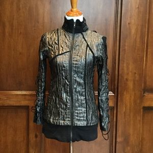 Gunmetal/black Salvage jacket