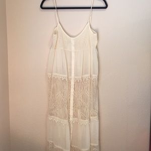 Ivory lace dress