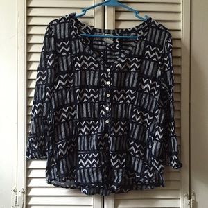 Lucky Brand 3/4 Sleeve