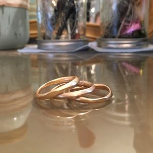 Chloe + Isabel set of 3 stackable rings