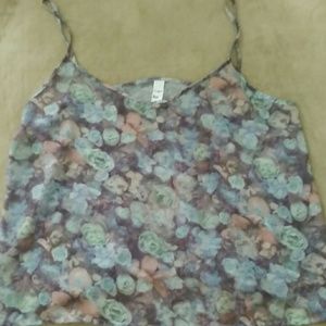 American Apparel chiffon tank / camisole