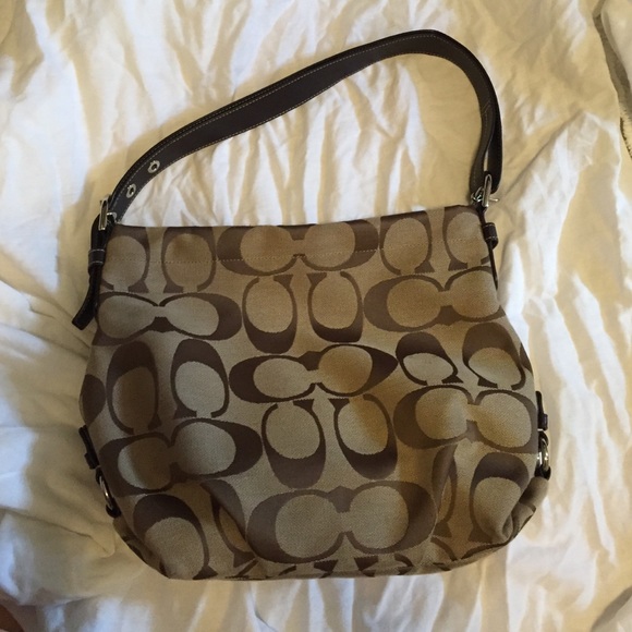 Brown and tan coach bag!