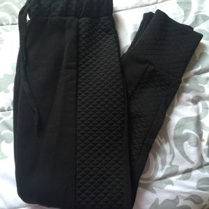 Black joggers