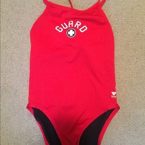 Lifeguard swimsuit reversible
