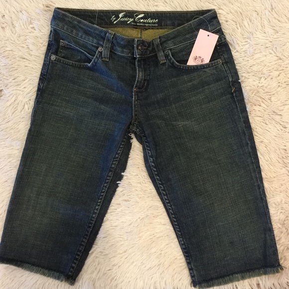 Juicy Couture NEW cut off Bermuda style shorts