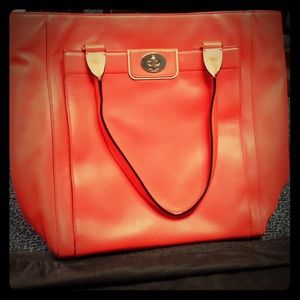 Kate Spade large orange tote