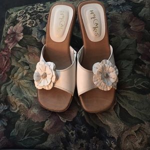Flip flop dress heels.