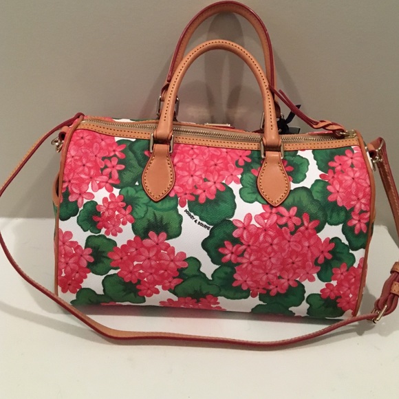 🆕 Dooney & Bourke flowered satchel - Picture 3 of 4