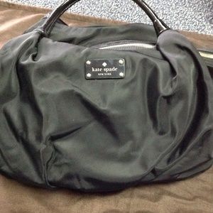 Kate Spade nylon black large tote