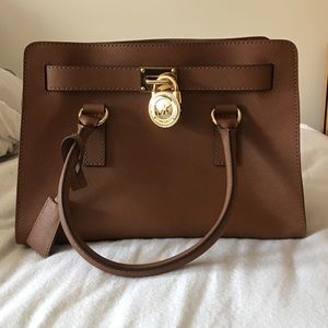 Michael Kors Hamilton Saffiano Leather Satchel