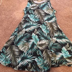Victoria secret palm leaves dress