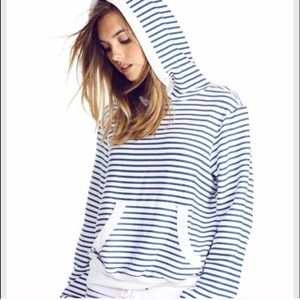 Wildfox Malibu Stripped Hoodie Pullover