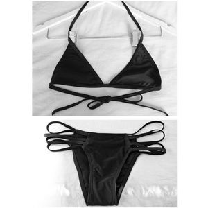 Black Strappy bikini set