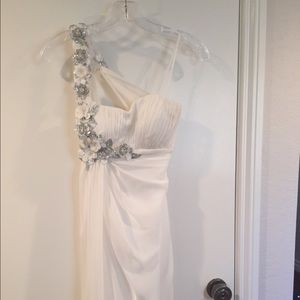 White formal dress