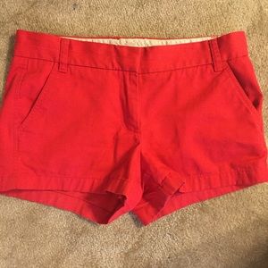 J Crew 3" Chino Shorts
