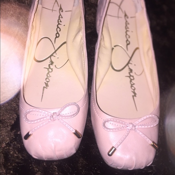 jessica simpson pink ballet flats