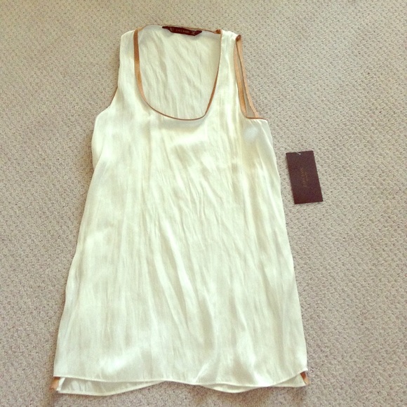 NWT Zara Silky Tank Top with Side Splits, XS
