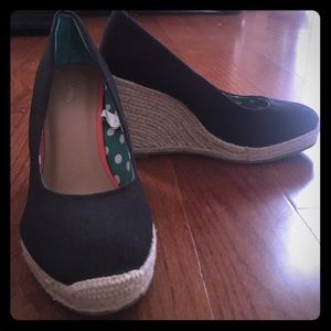 Black Merona Wedges