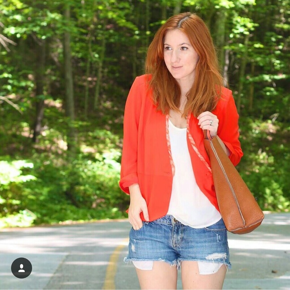 cabi red blazer