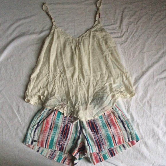 Cream Tank Top